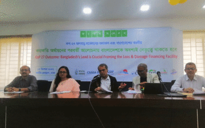 জলবায়ু বিপদাপন্ন দেশগুলোর স্বার্থ রক্ষায় নেতৃত্ব বাংলাদেশকে দেওয়ার দাবি