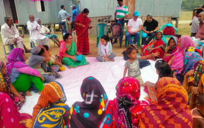 এসডিএস কর্ম এলাকার বিভিন্ন কার্যক্রম পরিদর্শন