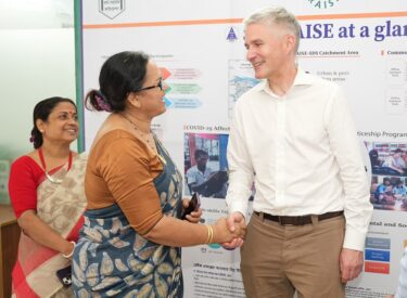 World Bank Vice President Mr. Ed Mountfield is visiting SDS and its operational areas.