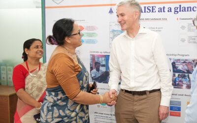 World Bank Vice President Mr. Ed. Mountfield visited field level activities of SDS