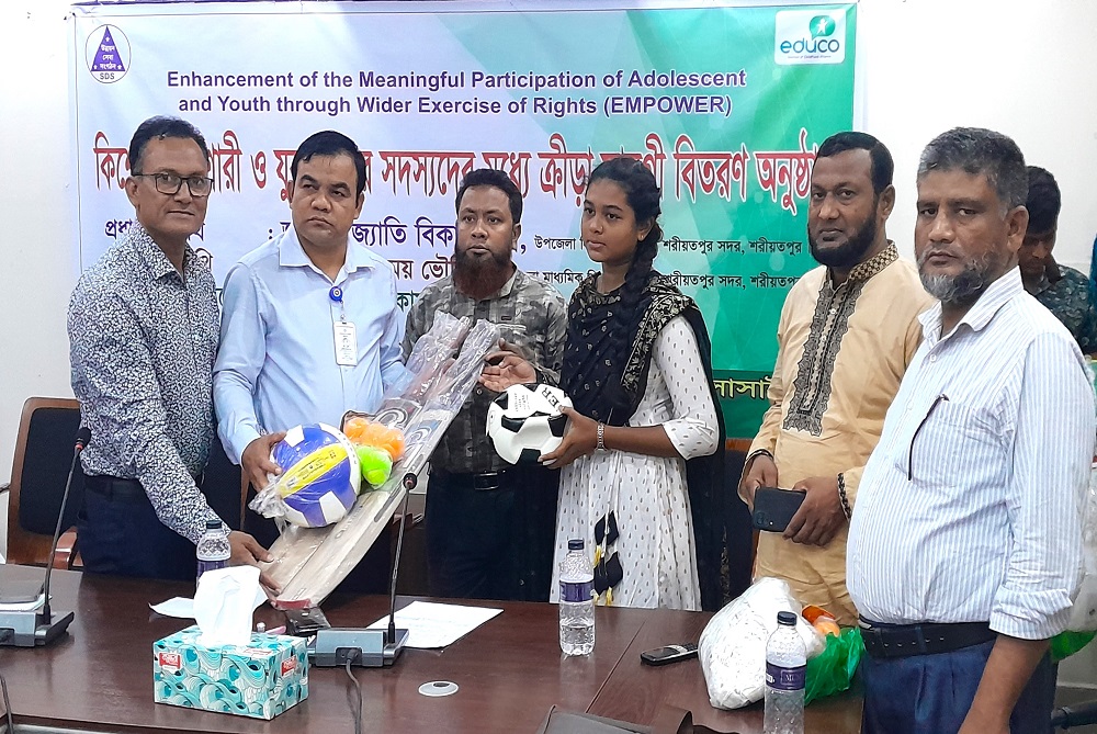 Playing Items Distribution Ceremony