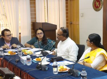 An inception meeting on the Ashshash Project was held at the Deputy Commissioner’s Conference Room, Shariatpur.