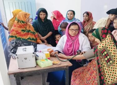 In 2024, SDS provided health assistance to flood-affected families in the south-eastern region of the country.