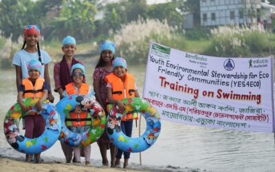 Swimming and water safety lessons to ninety children