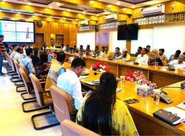 A preparedness meeting of the District Disaster Management Committee (DDMC), Madaripur.