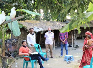 Mr. Ashraful Alam, PKSF representative, visits various activities under the ENRICH Program.