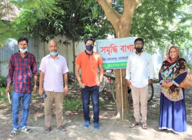 Mr. Ashraful Alam, PKSF representative, visits various activities under the ENRICH Program.