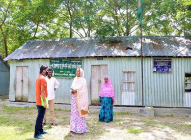 Mr. Ashraful Alam, PKSF representative, visits various activities under the ENRICH Program.